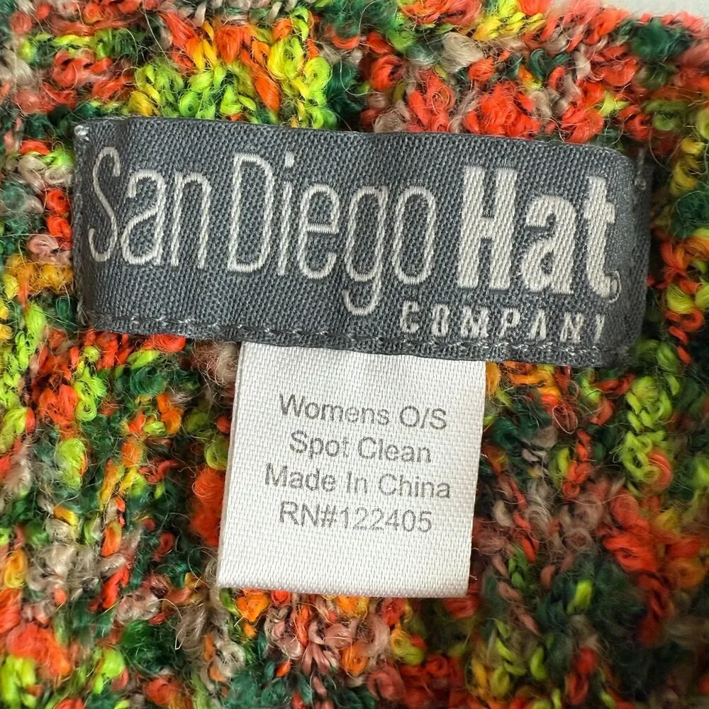 San Diego Hat Company Women's Wool Blend Knit Multicolor Headband